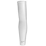 NIKE Blanco S-m Manga UV Seca Plateada, Unisex Adulto