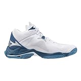 Mizuno Shoe Wave Lightning Z Mid, Shoes Unisex Adulto, White/Sailor Blue/Silver,...