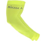 MIKASA SUMIKO Calentadores para Brazos, Otoño-Invierno, Unisex, Color Amarillo...